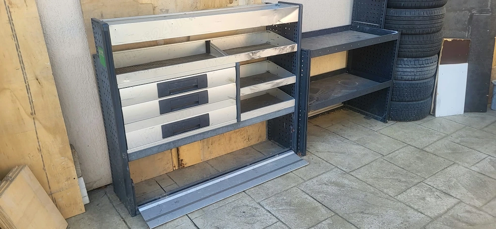 Rafturi aluminiu pentru duba originale Bott