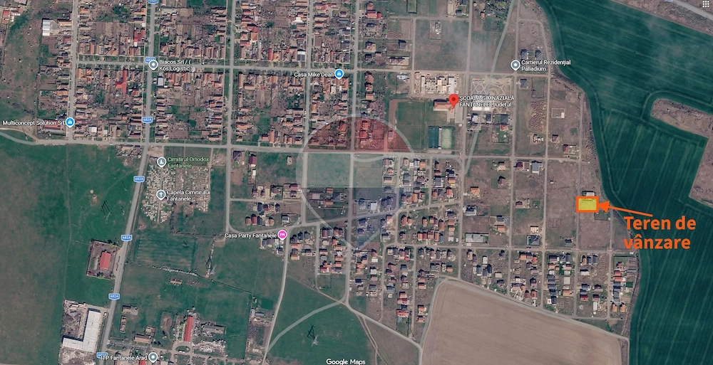 Teren de vânzare 550mp în Cartierul Rezidențial Palladium, Fântânele