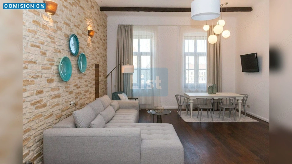 0% Comision! Apartament LUX cu 2 camere de închiriat, ULTRACENTRAL