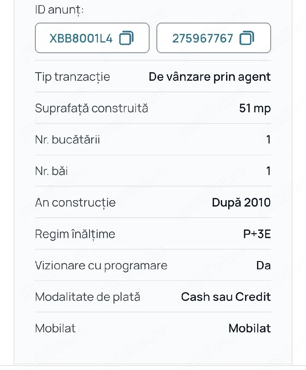 Vănd apartament nou cu 2 camere zona Baciu Cluj 
