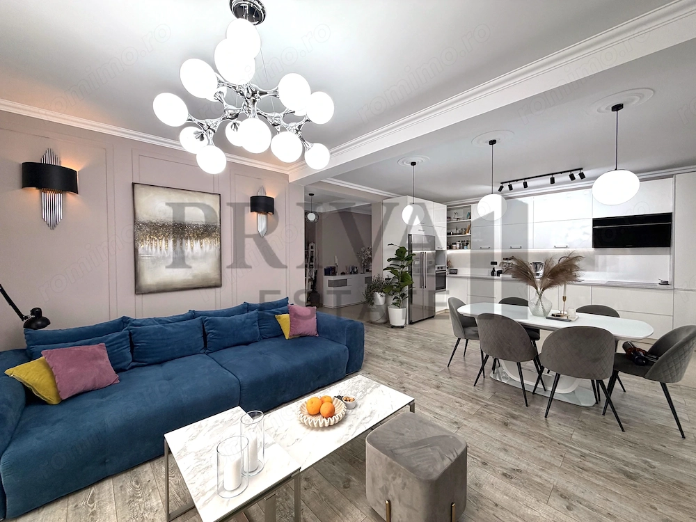 Apartament 3 Camere, 90 mp 2 Bai.  Stație EV , Smart Home