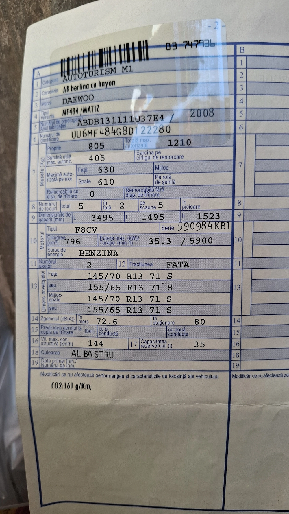 Matiz Daewoo 