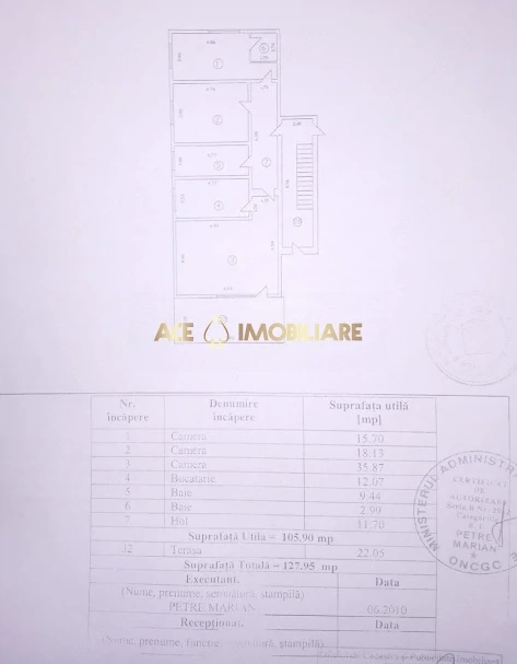 3 Camere de vanzare | Fundeni | Centrala | Lake View | Renovat