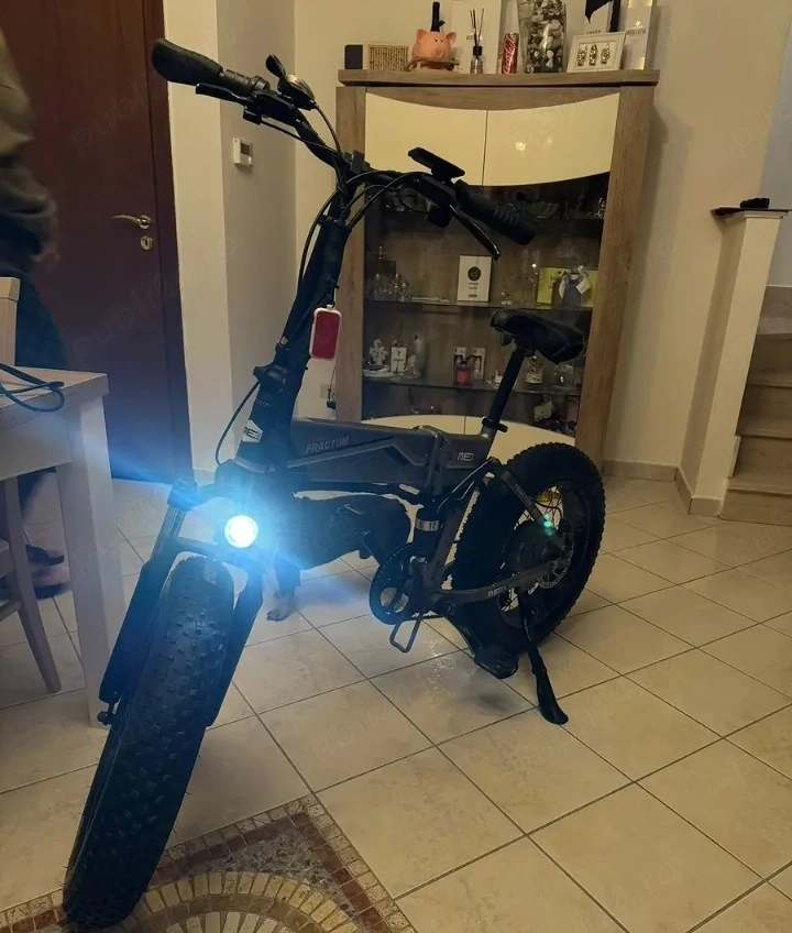 Bicicletă electrică fat bike pliabilă   fractum