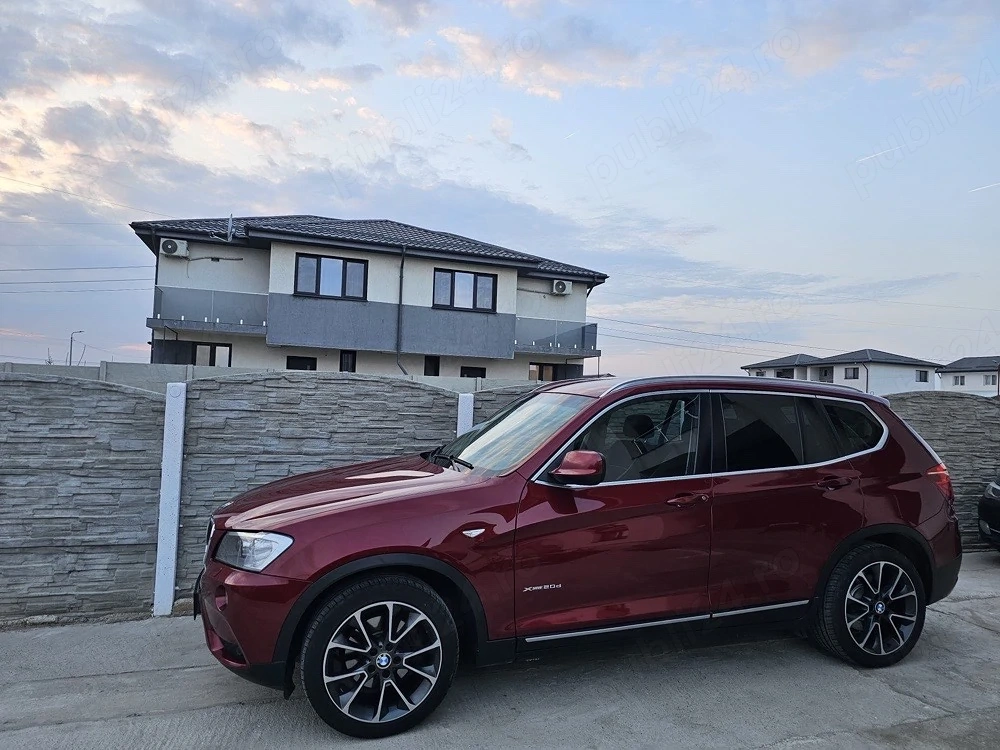 BMW X3 xDrive20d Automat 4x4   Distribuție schimbată   Roșu metalizat