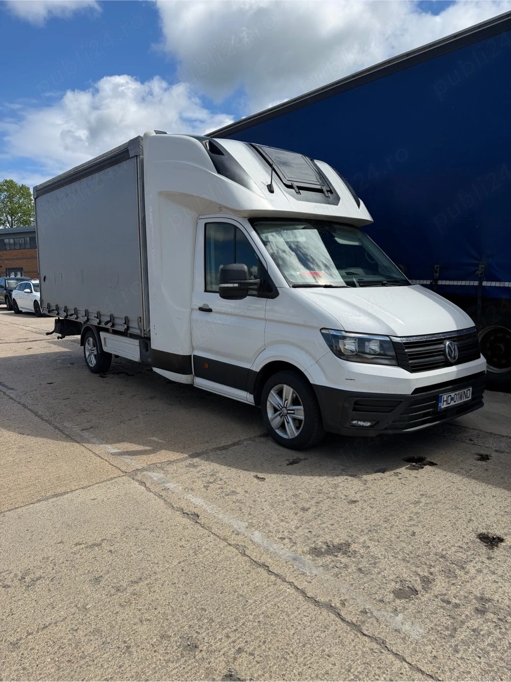 VW Crafter 2019 2.0 TDI 140 CP   Prelată 4,20 m + Dormitor LAMAR