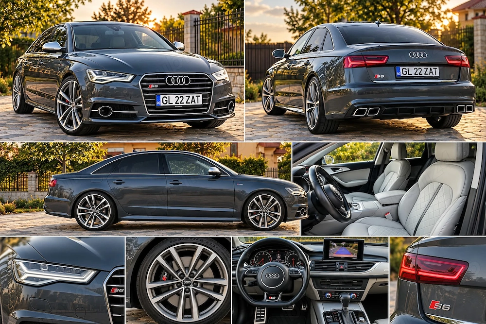 Audi A6 S6 486CP masaj soft close perne night vision ventilație