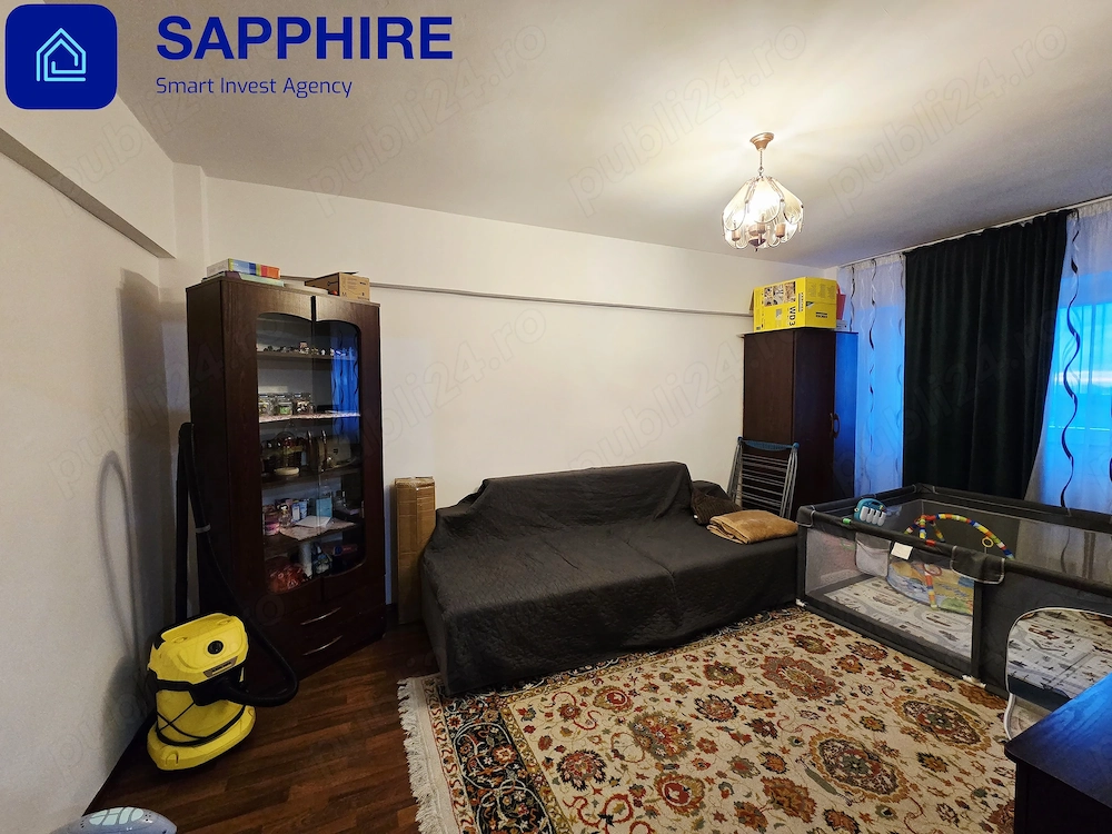 Apartament 2 camere Mărgeanului, centrală proprie, bloc reabilitat