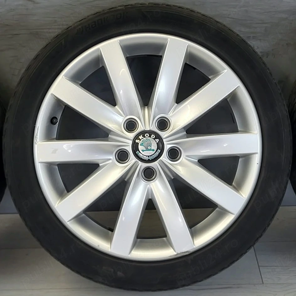 Roti/Jante Skoda 5x112 225/45 R17 Octavia, Superb , Karoq, Yeti; VW Golf 6, Passat, Touran, Jetta; 