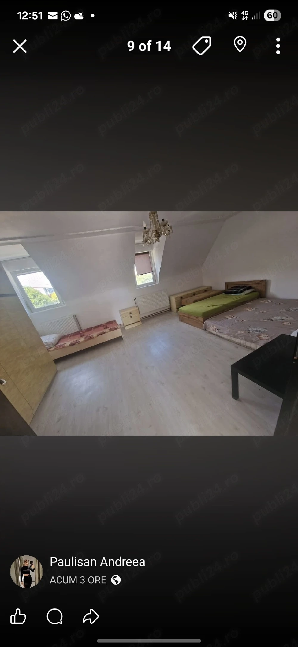 Proprietar apartament 3 camere