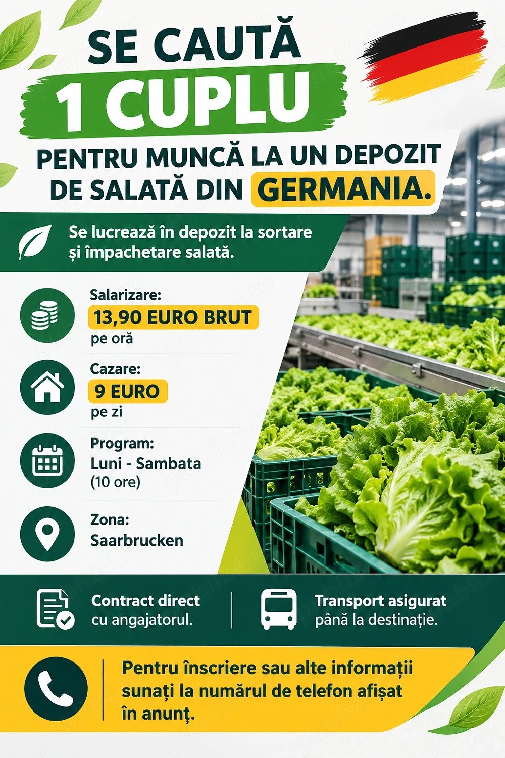 Locuri de Munca in Germania (Cuplu)