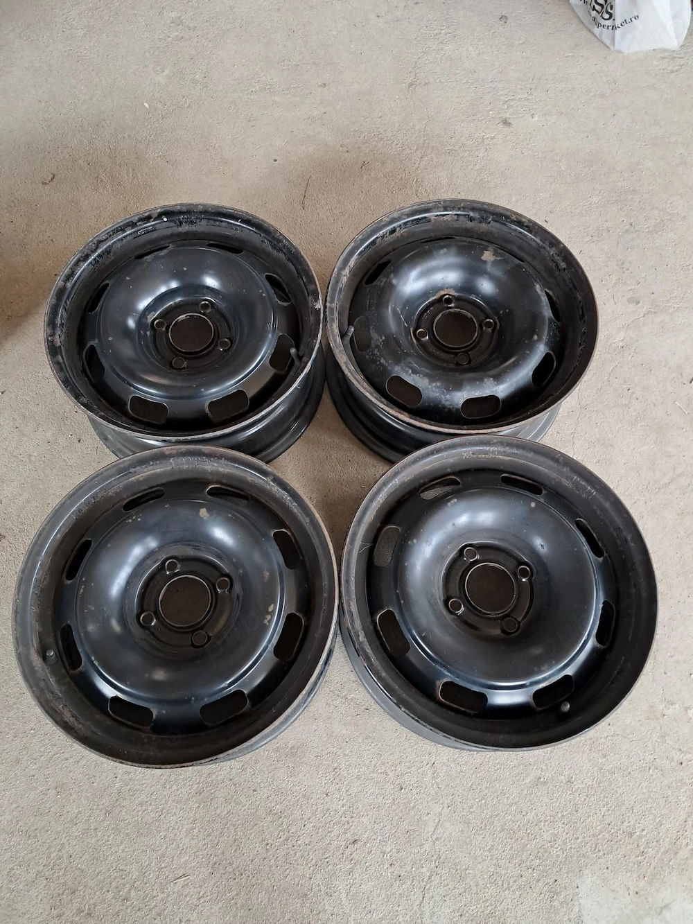Jante de tabla prindere 4 prezoane 4x108, 15 inchi