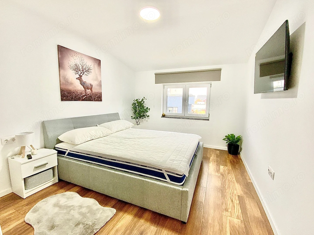 Apartament NOU, mobilat și utilat complet, parcare inclusă