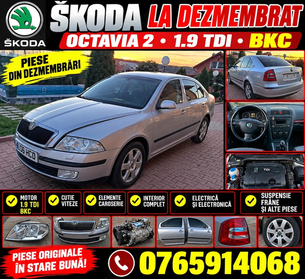 Skoda Octavia piese motor Bkc