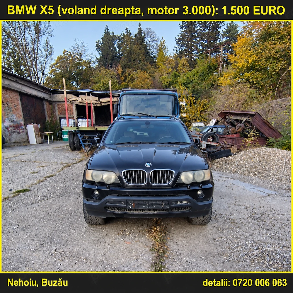 BMW X5 E53 3.0d facelift – 2003 – volan pe dreapta