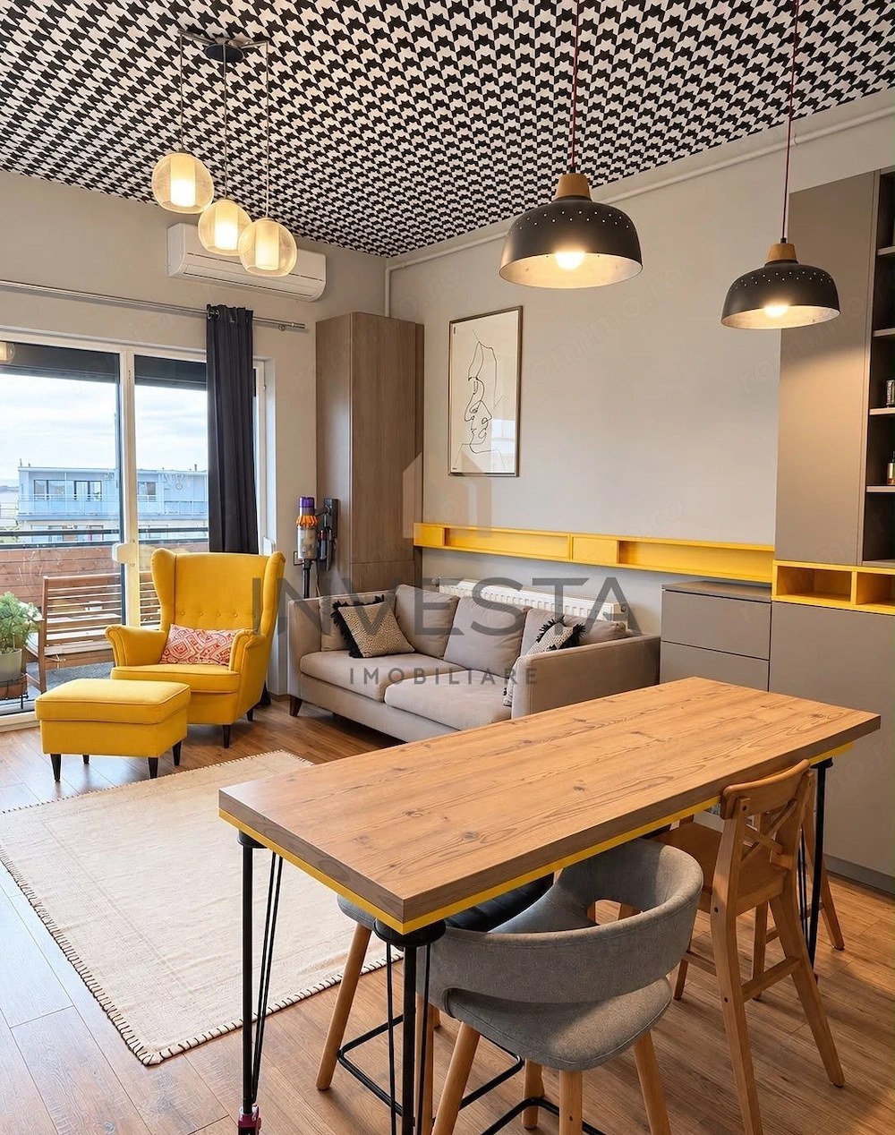 Apartament 3 camere cu terasa, etaj intermediar, parcare, Buna Ziua!