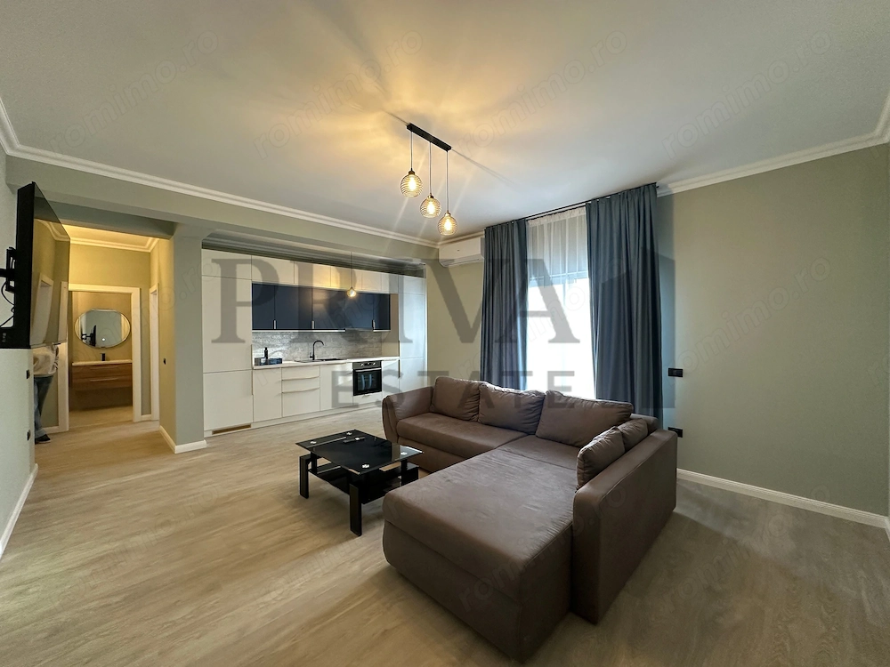 Apartament 2 camere, nou, prima închiriere, etaj 1, parcare
