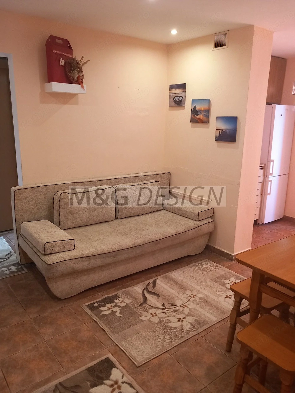 Aradului apartament 2 camere cu centrala, clima