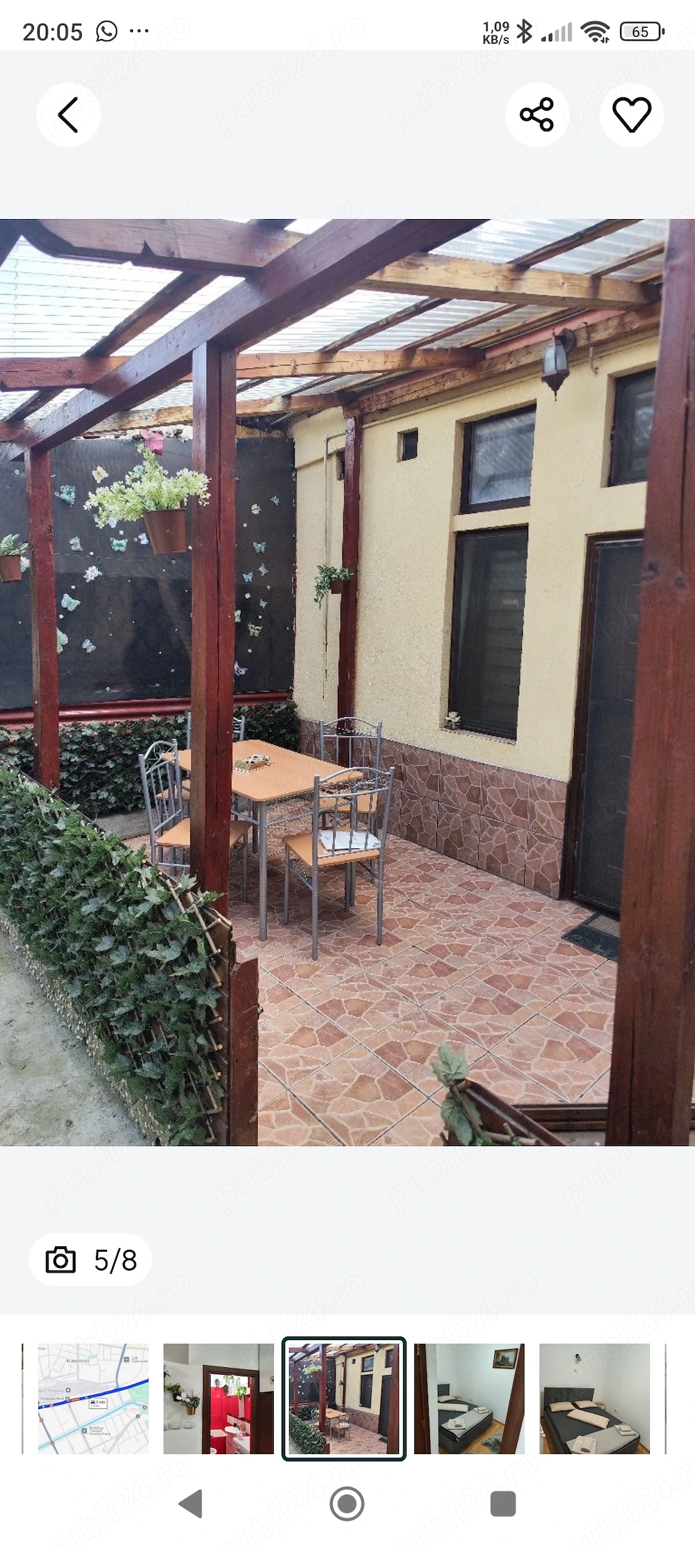 Proprietar închiriez apartament la casă 