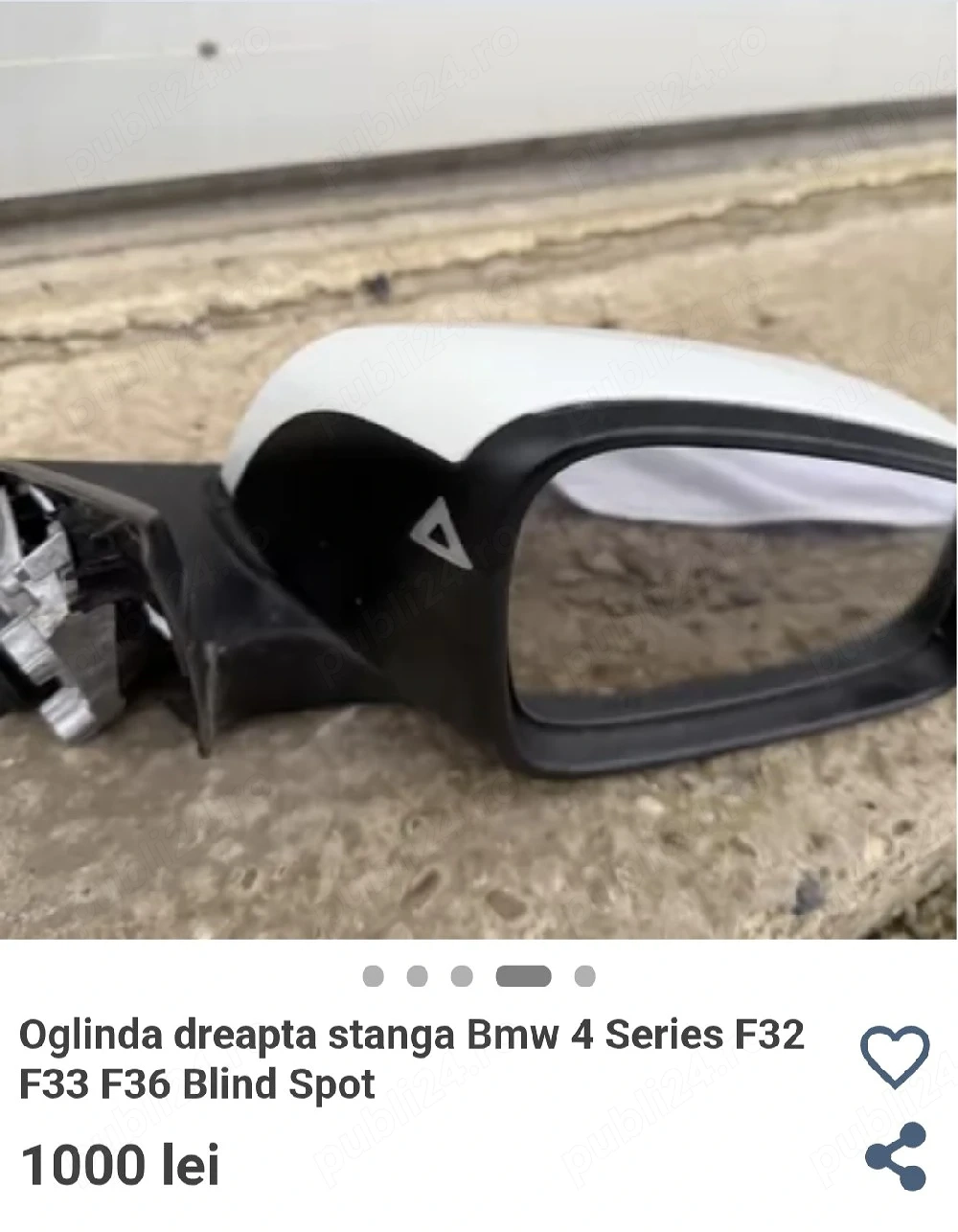 vând oglindă dreapta Bmw seria 4 F32 F33 F36 blind sport
