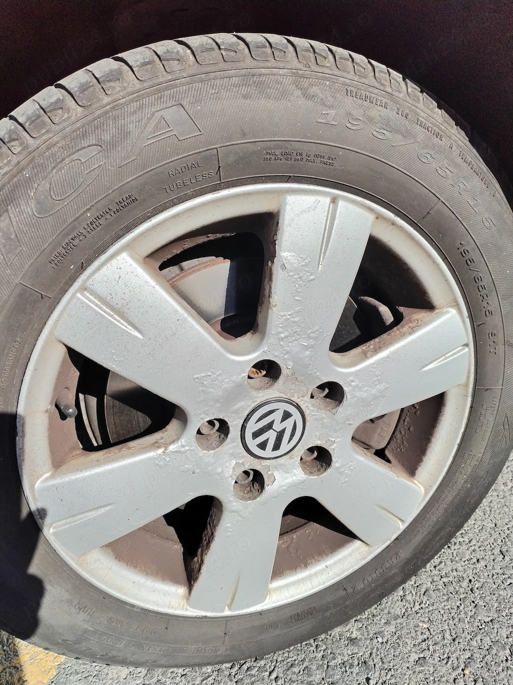Set 4 Jante VW Golf 5 6x15 5x112 ET47 cu Prezoane incluse în preț