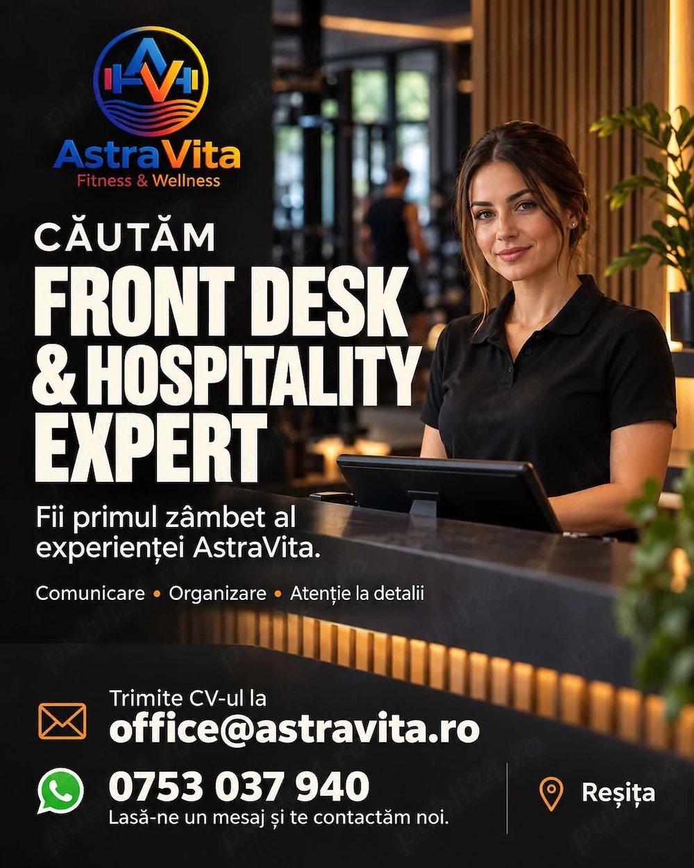 Front desk hospitality- ospitalitate și vânzări