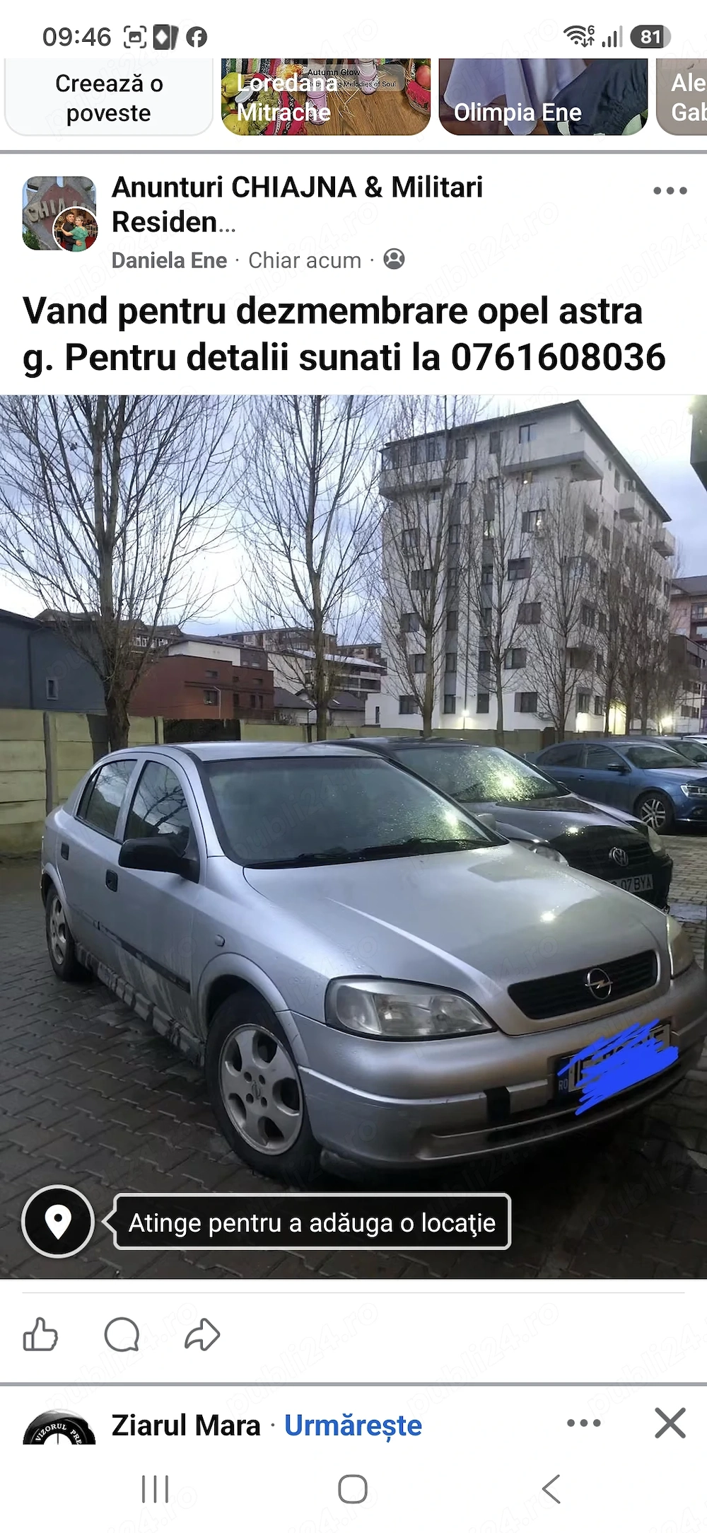 Vand opel astra g