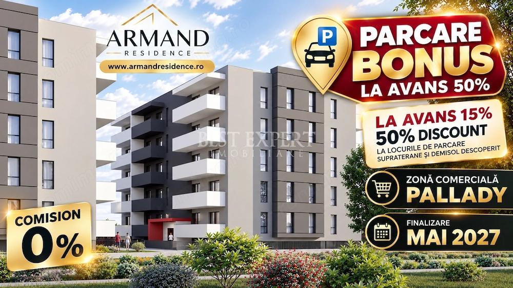 2 Camere Pallady | Avans 15% | Parcare -50% | Direct Dezvoltator