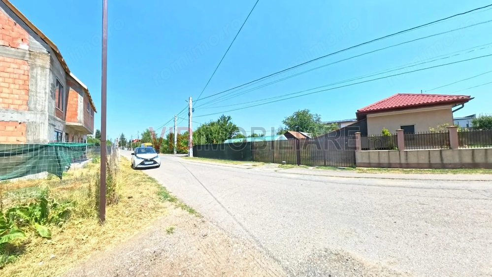 Corbeanca - Tamasi  - teren 523 mp cu deschidere 13,50 mp