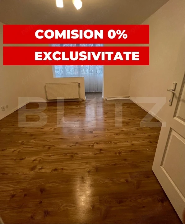 Apartament cu 3 camere și balcon închis, 56 mp, Strada Ceahlău – 