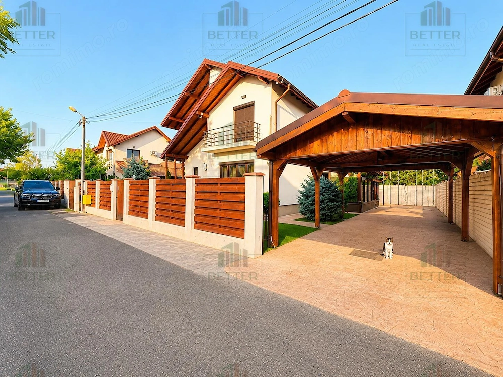 Comuna Berceni | Casa individuala - Mobilata si utilata - Curte amenajata | Strada Asfaltata
