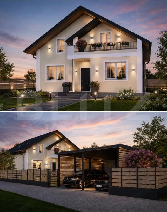 Casă premium în Rediu– 4 dormitoare,, teren 630 mp, pompă de căldură