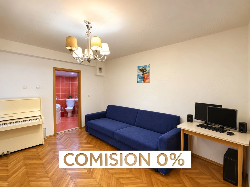 Comision 0, Apartament 2 Camere, 50 mp, Parter, Balcon, Piata Balcescu