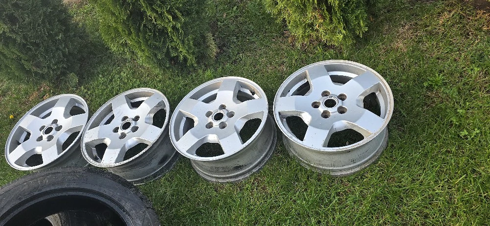 Set 4 Jante Aliaj R18 Originale Land Rover Discovery 3 / Range Rover + 2 Anvelope 255/60 R18