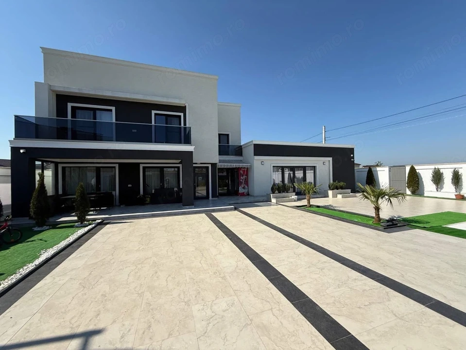 Vilă premium cu piscină încălzită și terasă, mobilată și utilată, zona Selgros 