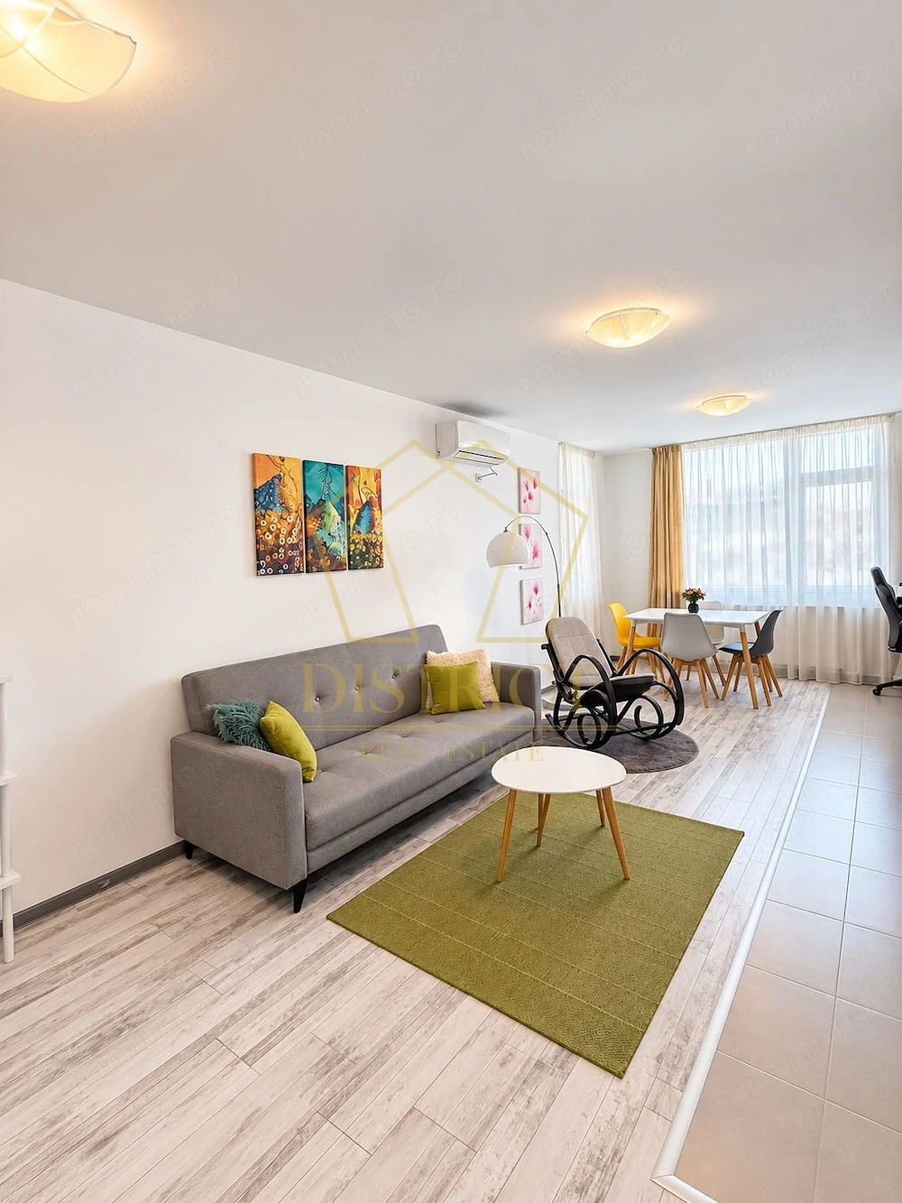 Apartament cu 2 camere complet mobilat si utilat. | Central