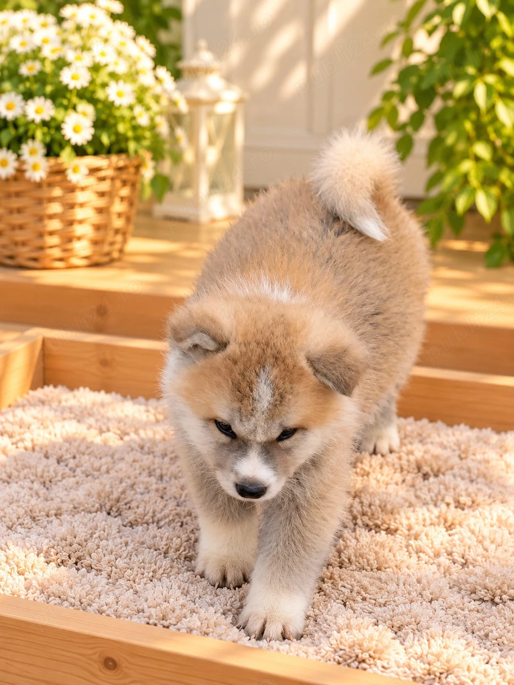 Pui Akita Inu - rasa pura, fără defecte congenitale, Garanție 