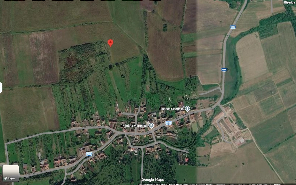 Vand teren agricol Comuna Martinesti , jud Hunedoara