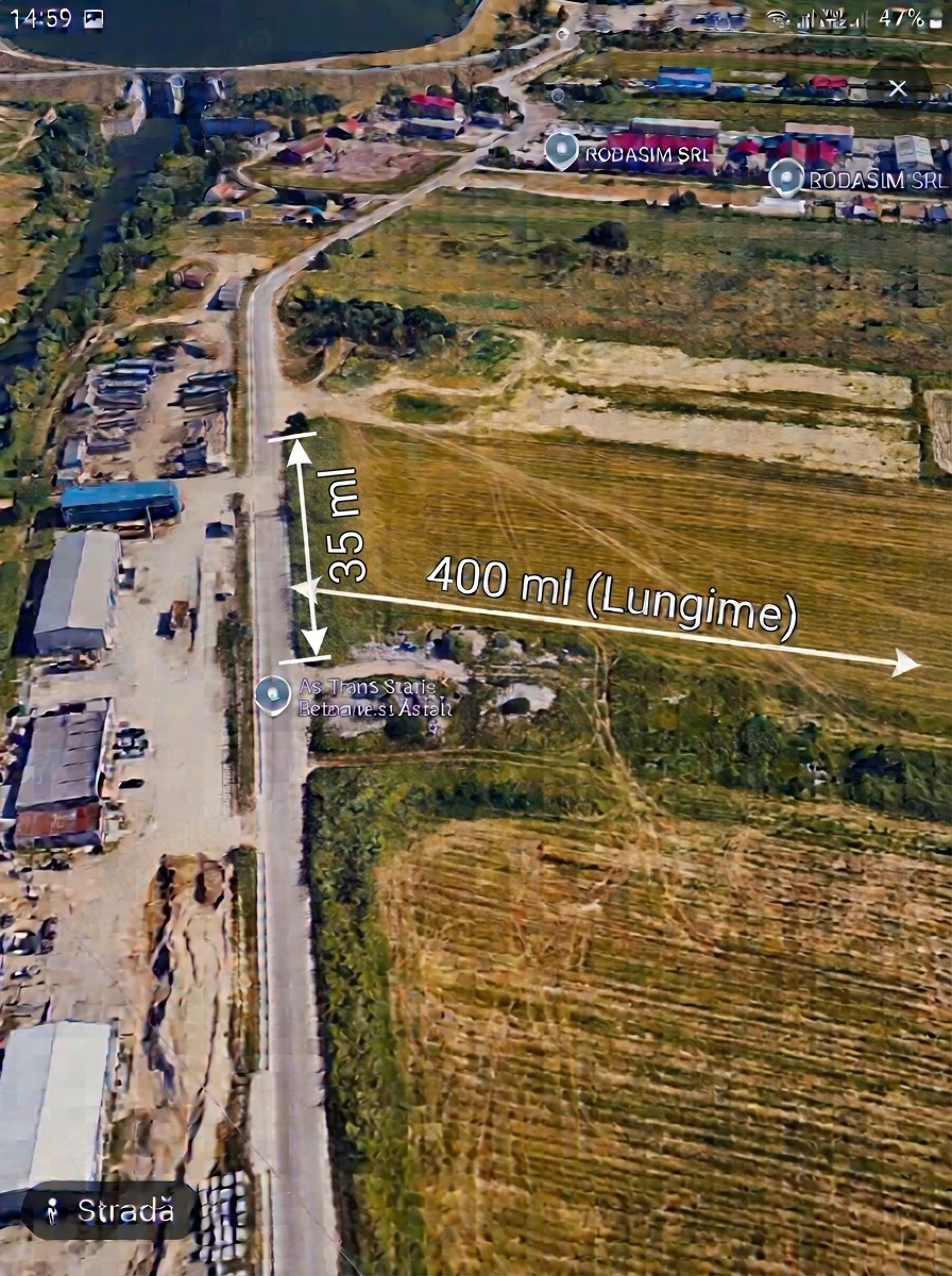 Teren intravilan industrial 14000 MP Budesti, Valcea