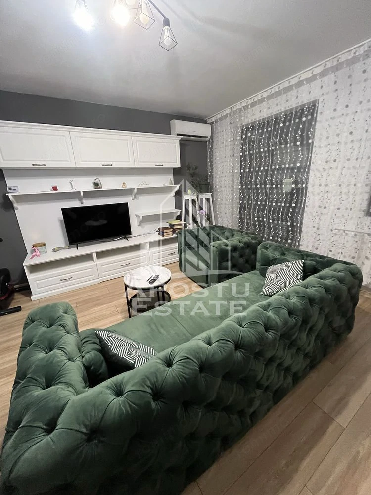 Apartament cu 2 camere de închiriat- centrala proprie, Giroc