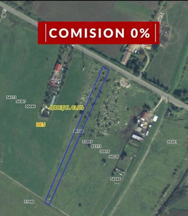Teren intravilan | 2900mp | Investitie | strada Dumbrava Rosie Dej