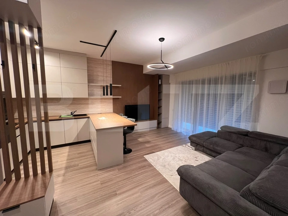 Apartament 2 camere, Ansamblul Era Hexagon, mobilat Lux, parcare