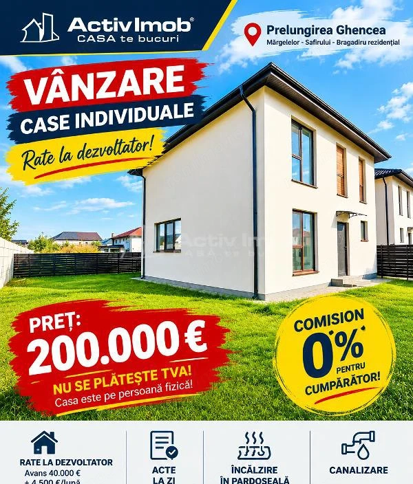 Vanzare - Casa individuala-Prelungirea Ghencea-Margelelor - 200000E - dormitor pe parter - Posibilit