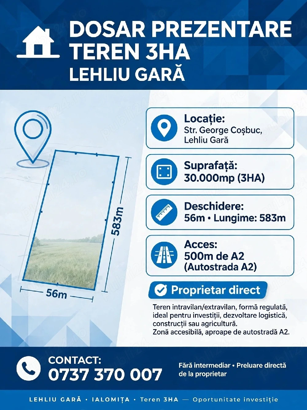 Teren 3 hectare