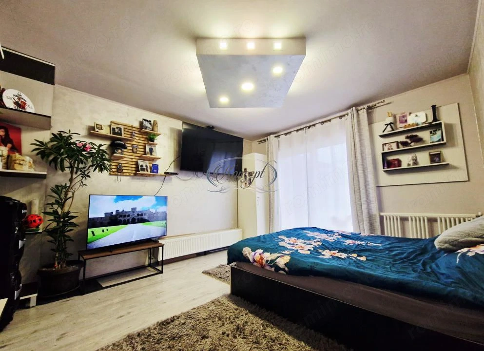 Apartament decomandat, 57 mp utili, Floresti