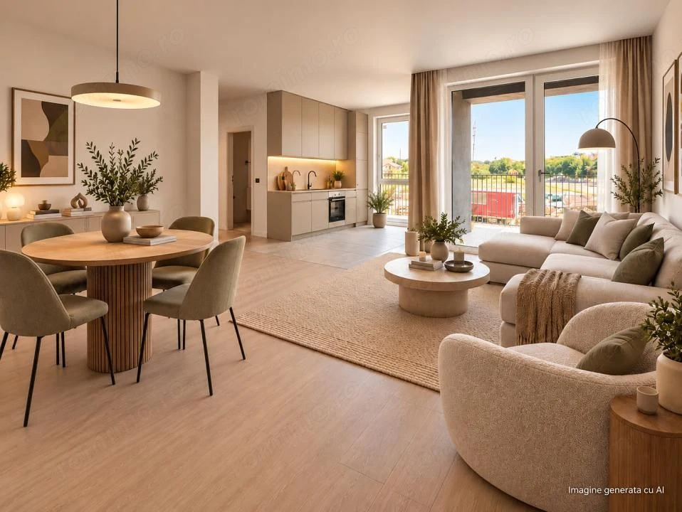 Apartament 3 camere, 72,35 mp, 2 bai + terasa 14 mp | Mehala | Comision 0%