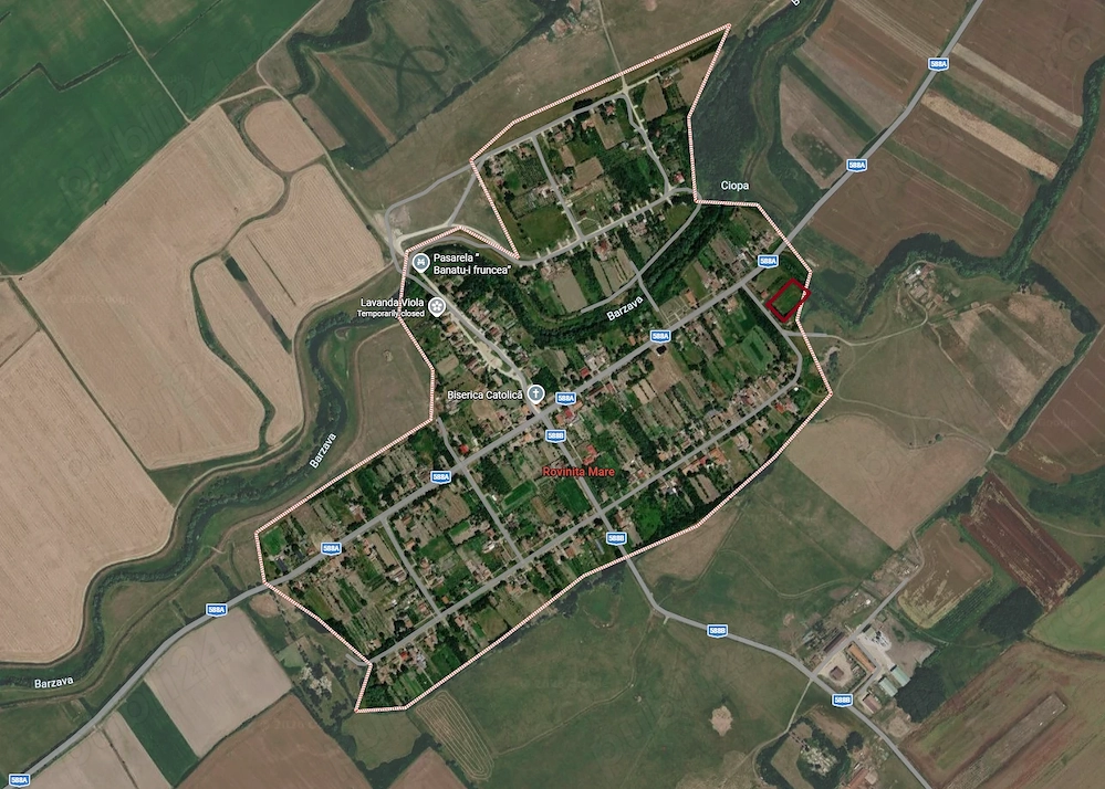 Teren Intravilan Rovinita Mare 2929 mp
