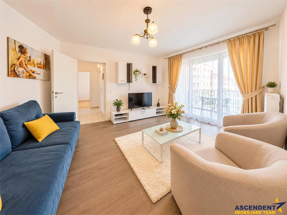 Kasper Coresi Apartament 2 camere, mobilat complet, cu parcare si boxa.