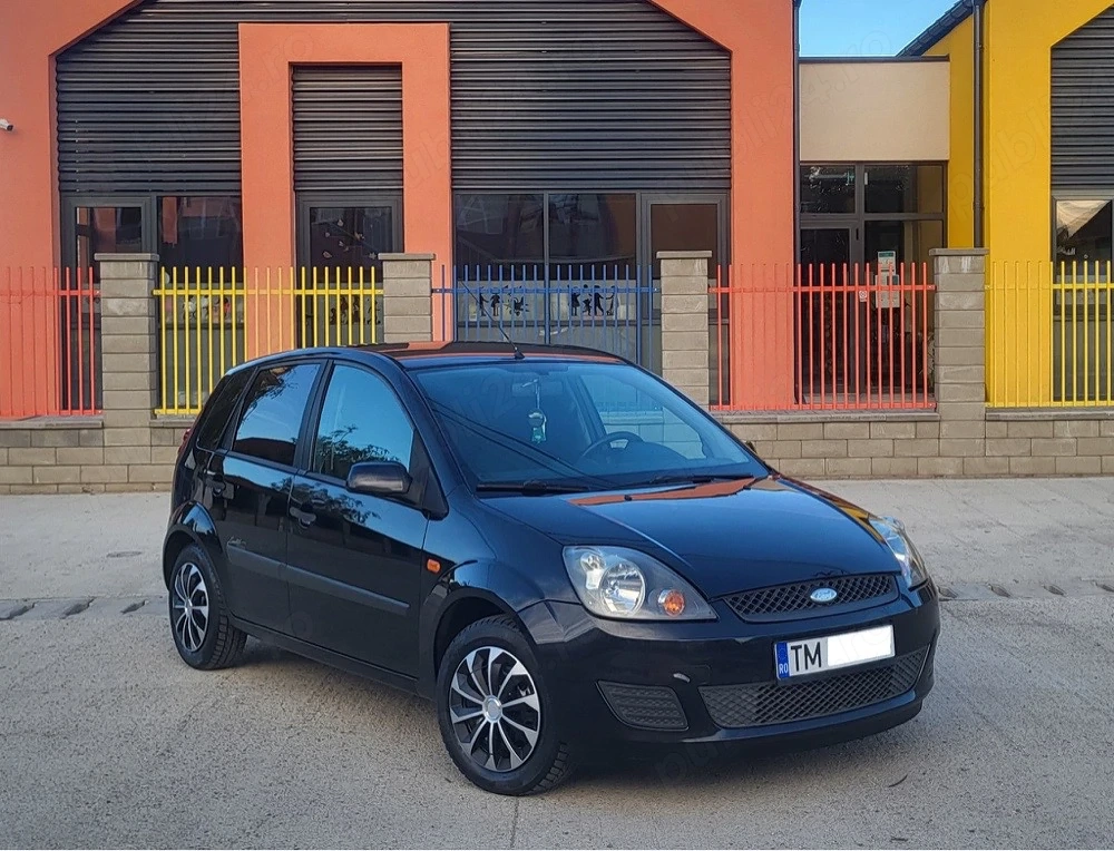 ford fiesta 1,6 benzina an 2007 euro 4 unic propietar in tara toate taxele la zi fiscal pe loc