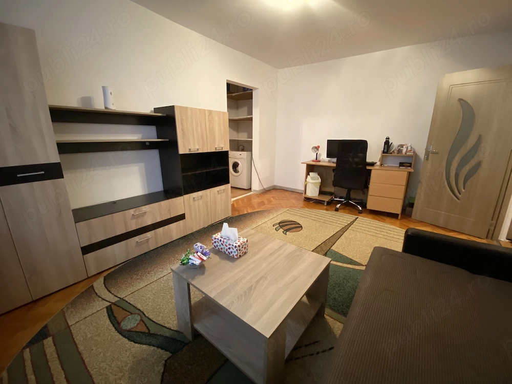 Apartament 2 camere zona Girocului-Lidia, centrala proprie, mobilat si utilat